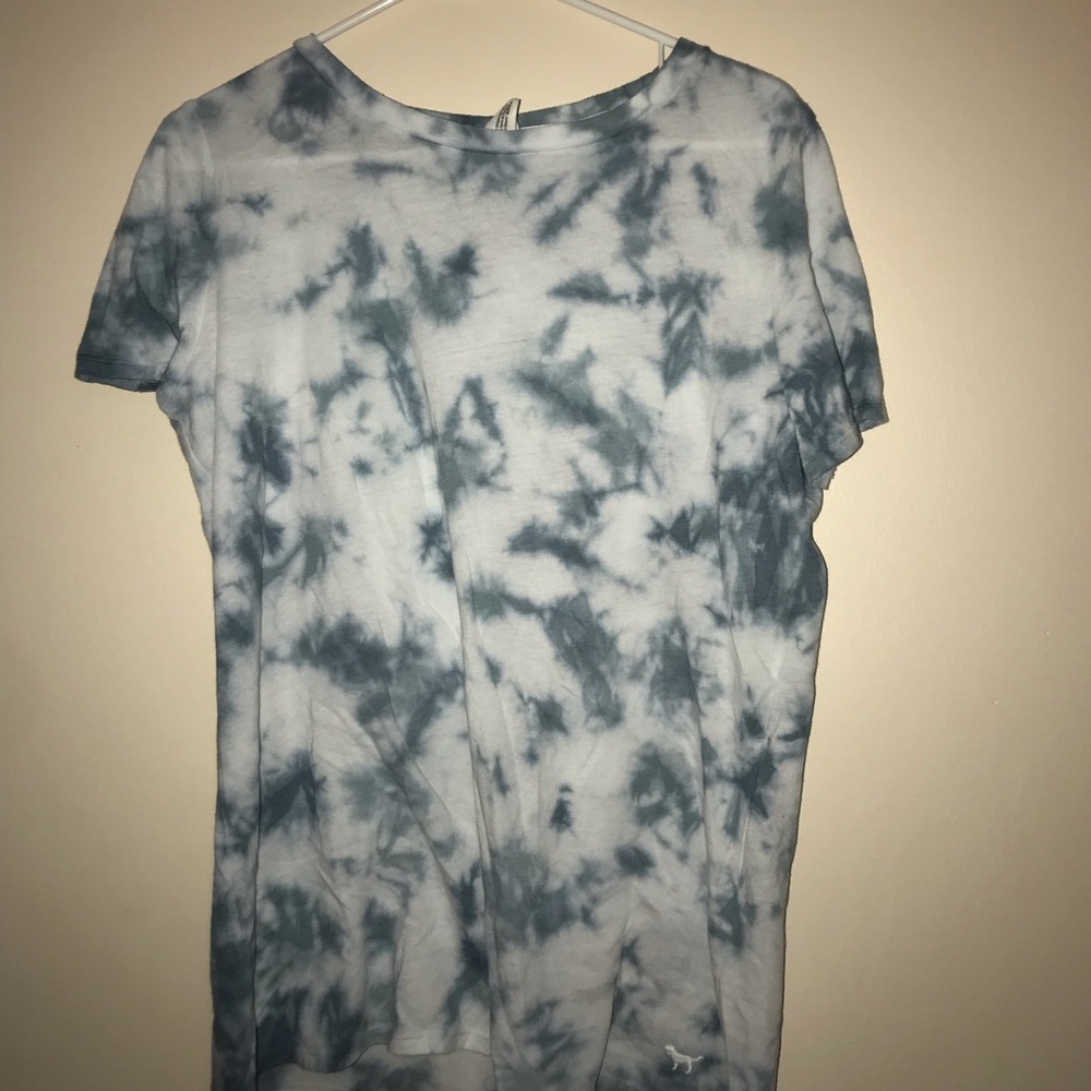 PINK tie dye sleepware short sleeve
